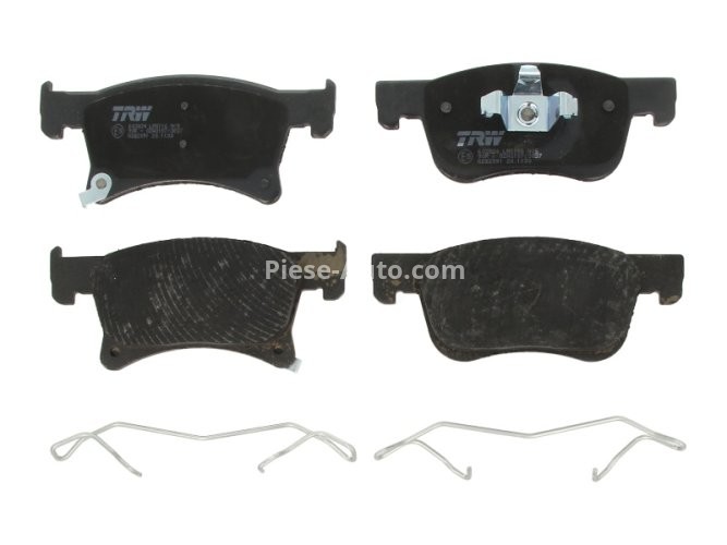 Set plăcuțe frână TRW, față, pentru: OPEL ADAM, CORSA E, CORSA E/HATCHBACK 1.0-1.4LPG 10.12-