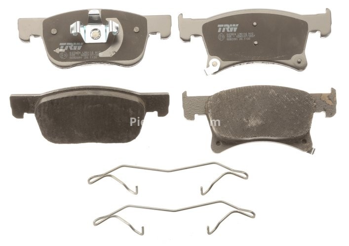 Set plăcuțe frână TRW, față, pentru: OPEL ADAM, CORSA E, CORSA E/HATCHBACK 1.0-1.4LPG 10.12-