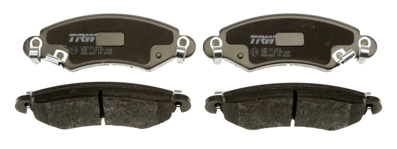 Set plăcuțe frână TRW, față, pentru: OPEL AGILA; SUZUKI IGNIS II, WAGON R, WAGON R+ 1.0-1.5 05.00-