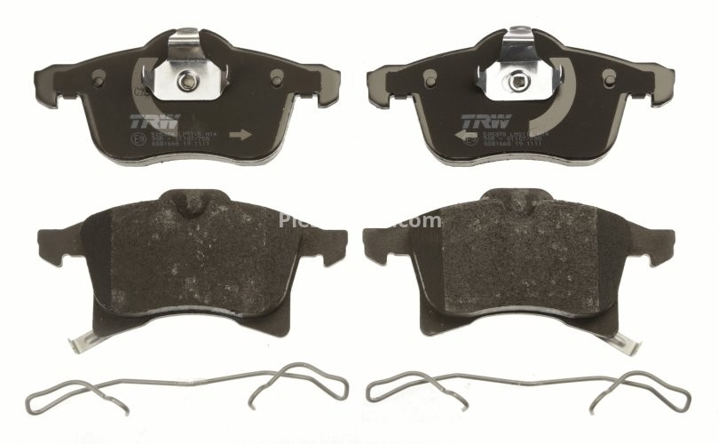 Set plăcuțe frână TRW, față (cu suplimente), pentru: OPEL ADAM, ASTRA G, ASTRA H, ASTRA H CLASSIC, ASTRA H GTC, ASTRA H/KOMBI, COMBO TOUR, COMBO/MINIVAN, CORSA C, CORSA C/HATCHBACK 1.2-2.2 03.01-