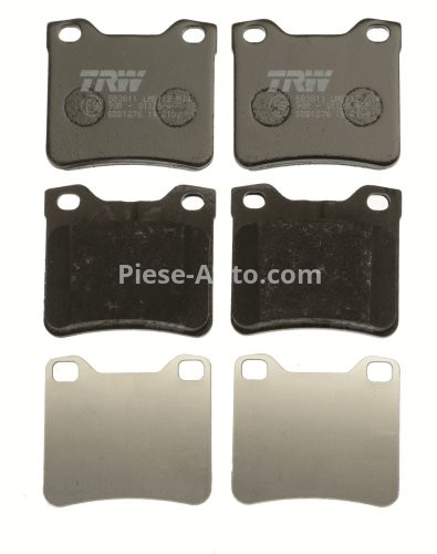 Set plăcuțe frână TRW, spate, pentru: PEUGEOT 406, 605, 607 1.6-3.0 10.89-08.05