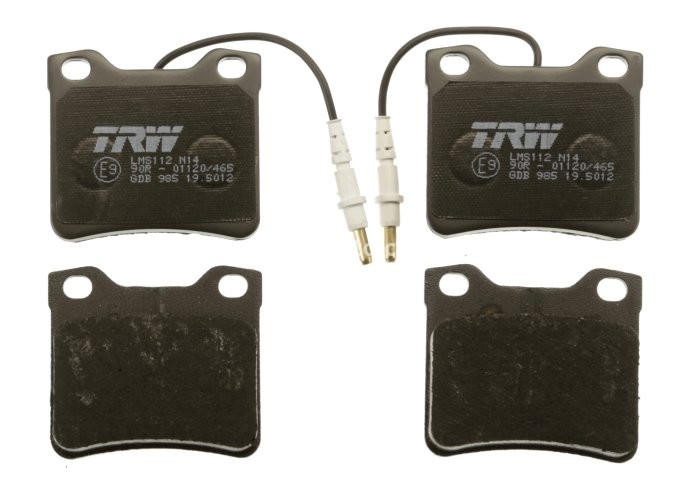 Set plăcuțe frână TRW, spate, pentru: PEUGEOT 406, 605, 607 2.0-3.0 06.89-08.05