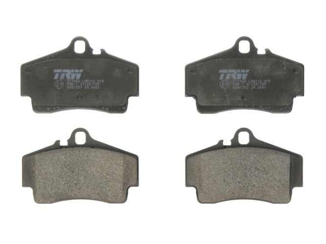 Set plăcuțe frână TRW, spate, pentru: PORSCHE 911 TARGA, BOXSTER, BOXSTER SPYDER, CAYMAN 2.5-3.6 09.96-06.13