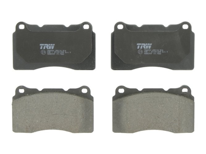 Set plăcuțe frână TRW, față, pentru: VOLVO S60 I, V70 II; RENAULT MEGANE III 2.0/2.4/2.5 07.02-
