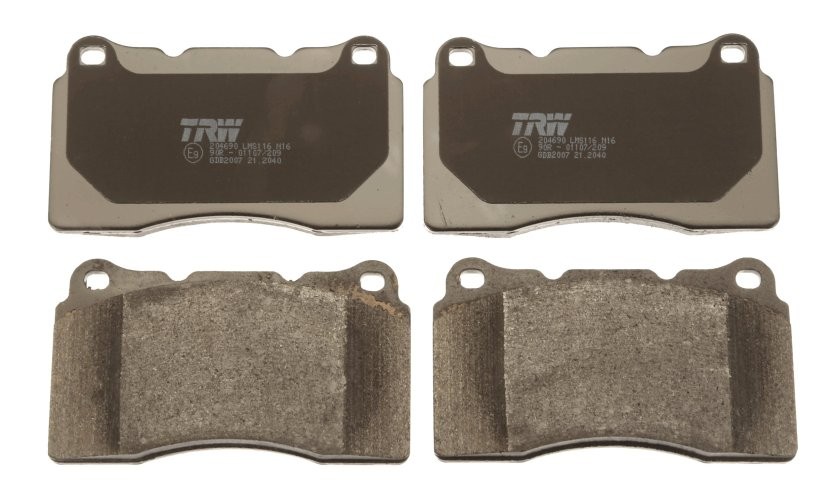 Set plăcuțe frână TRW, față, pentru: VOLVO S60 I, V70 II; RENAULT MEGANE III 2.0/2.4/2.5 07.02-
