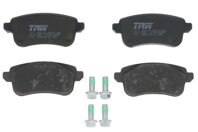 Set plăcuțe frână TRW, spate, pentru: RENAULT ESPACE V, GRAND SCENIC III, GRAND SCENIC IV, MEGANE IV, SCENIC IV, TALISMAN 1.0-2.0D 02.09-
