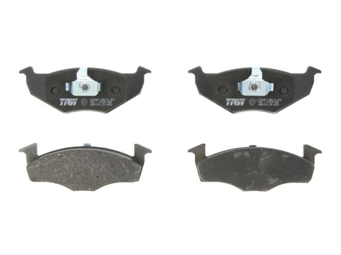 Set plăcuțe frână TRW, față, pentru: SEAT CORDOBA, CORDOBA VARIO, IBIZA II, TOLEDO I; VW GOLF III, POLO, POLO III CLASSIC, POLO/KOMBI, VENTO 1.4-1.9D 05.91-12.02