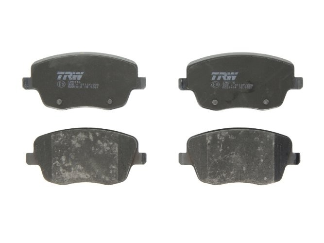 Set plăcuțe frână TRW, față, pentru: SEAT CORDOBA, IBIZA III, IBIZA IV, IBIZA IV SC; SKODA FABIA I, FABIA II, ROOMSTER, ROOMSTER PRAKTIK; VW POLO 1.2-2.0D 12.99-05.15