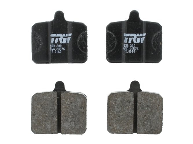 Set plăcuțe frână TRW, față, pentru: SKODA 105,120, RAPID 1.0/1.2/1.3 08.76-10.91