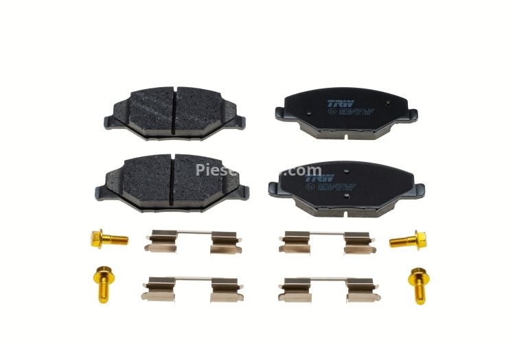 Set plăcuțe frână TRW, față, pentru: SKODA FABIA II, RAPID; VW POLO V, POLO VI 1.2-2.0 12.06-