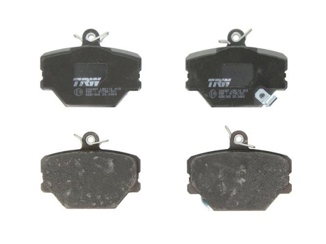 Set plăcuțe frână TRW, față, pentru: SMART CABRIO, CITY-COUPE, CROSSBLADE, FORTWO, ROADSTER 0.6-Electric 07.98-