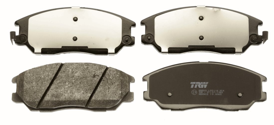 Set plăcuțe frână TRW, față, pentru: SSANGYONG RODIUS I, RODIUS II, STAVIC; SUZUKI IGNIS II 1.5-3.2 09.03-