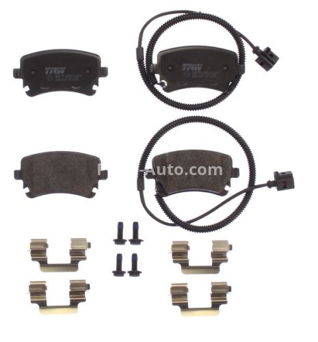 Set plăcuțe frână TRW, spate, pentru: VW PHAETON 3.0D-6.0 04.02-07.18