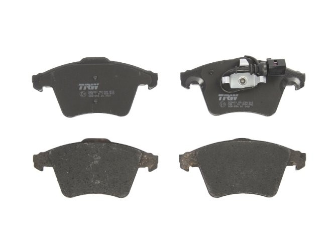 Set plăcuțe frână TRW, față, pentru: VW CALIFORNIA T5 CAMPER, MULTIVAN T5, TRANSPORTER T5 1.9D-3.2 04.03-08.15
