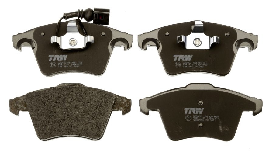 Set plăcuțe frână TRW, față, pentru: VW CALIFORNIA T5 CAMPER, MULTIVAN T5, TRANSPORTER T5 1.9D-3.2 04.03-08.15