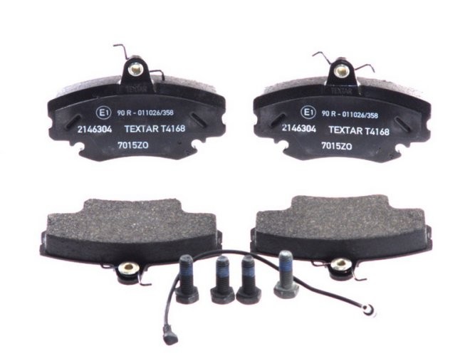 Set plăcuțe frână TEXTAR, față, pentru: DACIA LOGAN, LOGAN MCV, SANDERO, SOLENZA, SUPERNOVA; LADA LARGUS; PEUGEOT 205 I, 205 II, 309 I, 309 II, 309/HATCHBACK; RENAULT 11, 18 1.0-Electric 05.77-