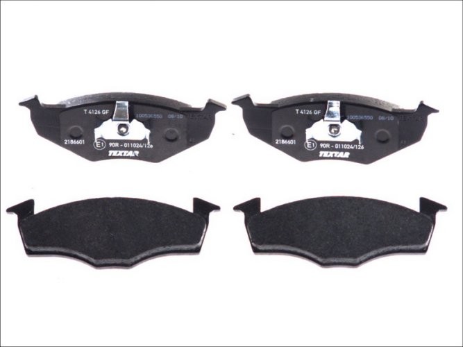 Set plăcuțe frână TEXTAR, față, pentru: SEAT CORDOBA, CORDOBA VARIO, IBIZA II, TOLEDO I; VW GOLF III, POLO, POLO III CLASSIC, POLO/KOMBI, VENTO 1.0-Electric 05.91-12.02
