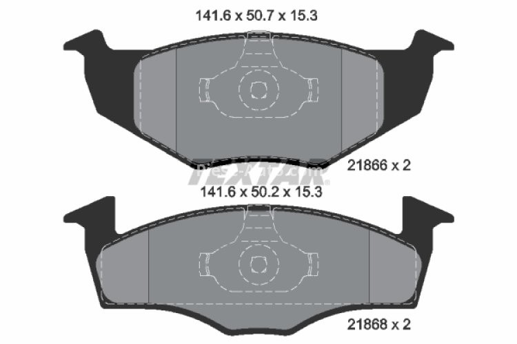 Set plăcuțe frână TEXTAR, față, pentru: SEAT CORDOBA, CORDOBA VARIO, IBIZA II, TOLEDO I; VW GOLF III, POLO, POLO III CLASSIC, POLO/KOMBI, VENTO 1.0-Electric 05.91-12.02