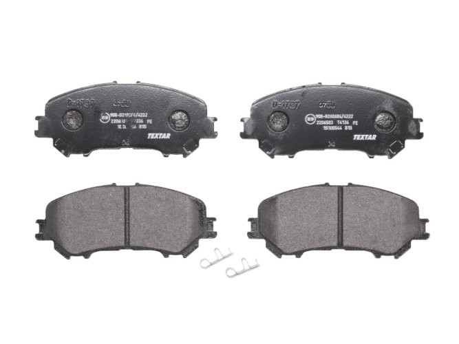 Set plăcuțe frână TEXTAR, față, pentru: NISSAN X-TRAIL III; RENAULT KOLEOS II 1.3-2.5 04.14-