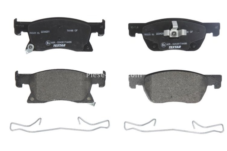 Set plăcuțe frână TEXTAR, față, (cu accesorii), pentru: OPEL ASTRA K, ASTRA K/KOMBI 1.0-1.6D 06.15-
