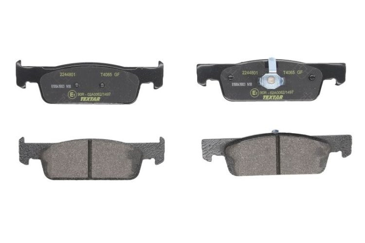 Set plăcuțe frână TEXTAR, față, pentru: DACIA LOGAN II, SANDERO II; RENAULT LOGAN/STEPWAY II, SANDERO/STEPWAY II 0.9-1.6 10.12-