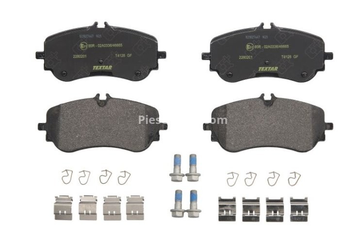 Set plăcuțe frână TEXTAR, spate, pentru: VW AMAROK 2.0D 09.10-10.13
