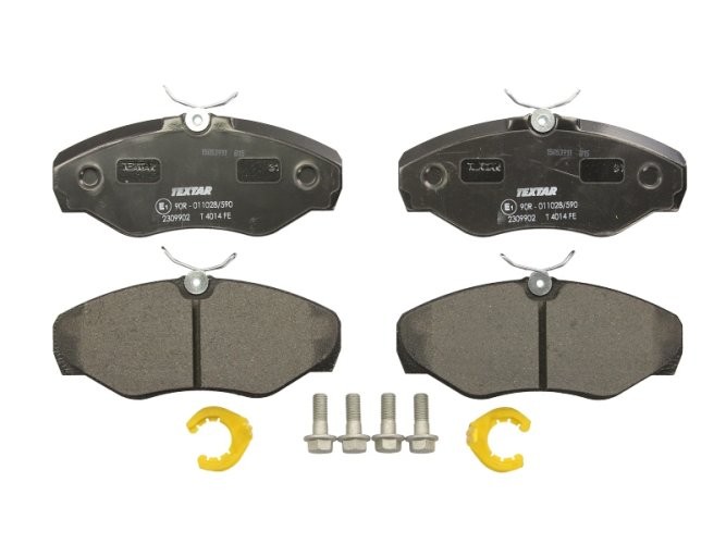 Set plăcuțe frână TEXTAR, față, pentru: NISSAN PRIMASTAR; OPEL VIVARO A; RENAULT ESPACE III, TRAFIC II 1.9D-3.0 10.98-
