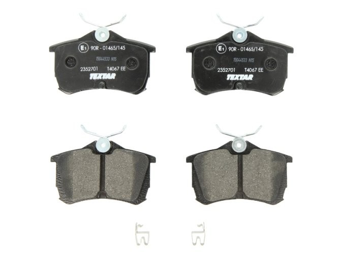 Set plăcuțe frână TEXTAR, spate, pentru: HONDA ACCORD VI, ACCORD VII; TOYOTA COROLLA 1.3-3.0 07.92-05.08
