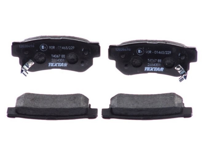 Set plăcuțe frână TEXTAR, spate, pentru: HYUNDAI ELANTRA IV, GETZ, GRANDEUR, HIGHWAY, MATRIX, SANTA FÉ I, SONATA IV, SONATA V, TRAJET, TRAJET/MINIVAN, TUCSON, TUCSON/SUV, XG 1.1-3.8 03.98-