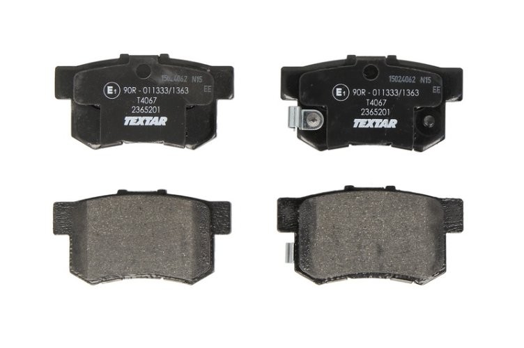 Set plăcuțe frână TEXTAR, spate, pentru: ACURA TL; GREAT WALL HOVER H6; HONDA ACCORD VII, CIVIC VII, FR-V, JAZZ II, STEPWGN 1.2-3.2 05.96-
