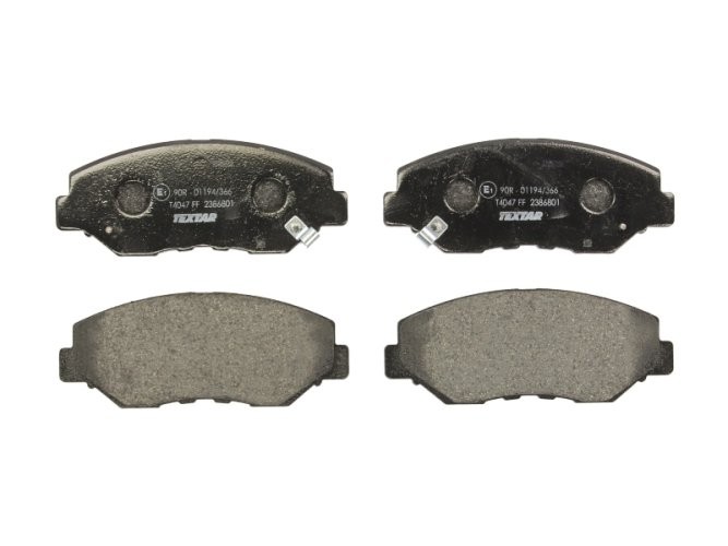Set plăcuțe frână TEXTAR, față, pentru: HONDA ACCORD VII, CIVIC IX, CIVIC X, CR-V II, CR-V IV, ELEMENT, PILOT 1.0-3.5 09.01-