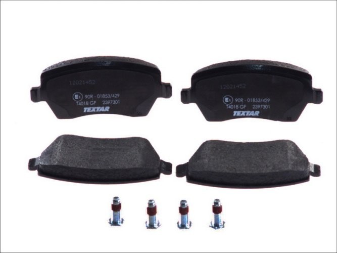 Set plăcuțe frână TEXTAR, față, (cu suruburi ghidare etrier frână), pentru: MERCEDES CITAN MIXTO (DOUBLE CABIN), CITAN (MPV), CITAN/MINIVAN (W415); DACIA DOKKER 0.9-Electric 01.03-