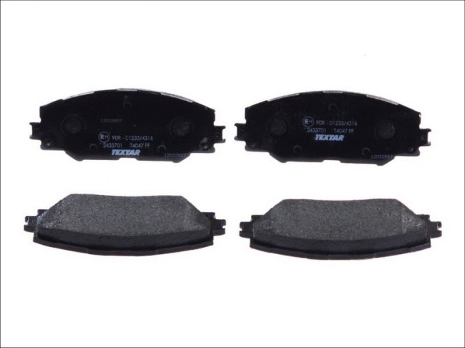 Set plăcuțe frână TEXTAR, față, pentru: TOYOTA AURIS, MARK X ZIO I, MIRAI, PRIUS PLUS, RAV 4 III, RAV 4 IV 1.8H-Electric 11.05-