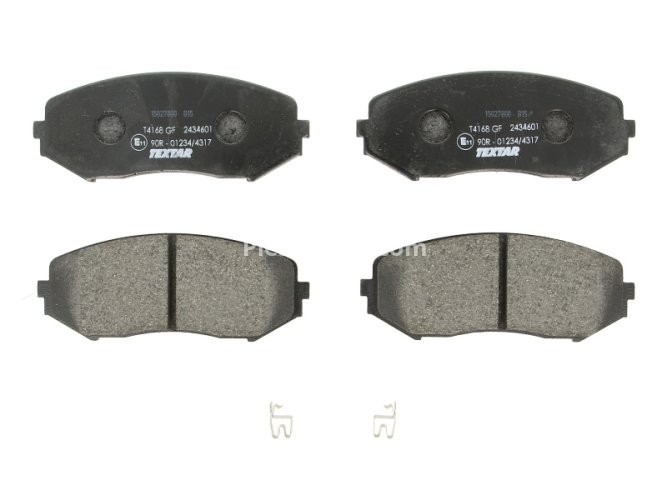 Set plăcuțe frână TEXTAR, față, pentru: SUZUKI GRAND VITARA I, GRAND VITARA II, XL7 1.6-3.6 03.98-