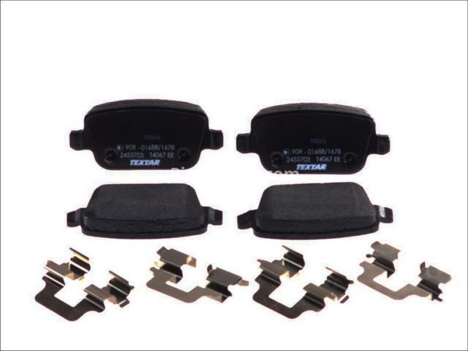 Set plăcuțe frână TEXTAR, spate, pentru: FORD FOCUS II, GALAXY II, GALAXY MK II, KUGA I, MONDEO IV, S-MAX 1.6-2.5 10.05-06.15