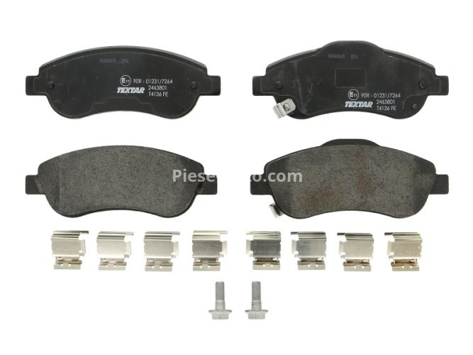 Set plăcuțe frână TEXTAR, față, pentru: HONDA CR-V III, CR-V IV 1.6D-2.4 06.06-