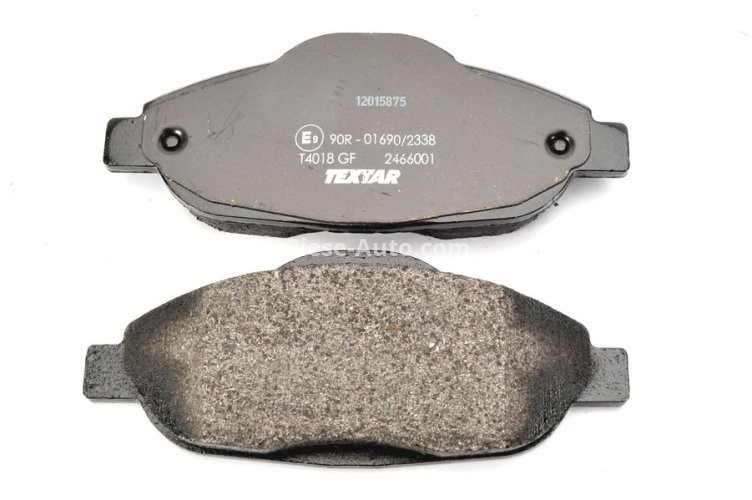 Set plăcuțe frână TEXTAR, față, pentru: PEUGEOT 3008, 308, 308 I, 308 I/KOMBI, 408 1.2-2.0ALK 09.07-