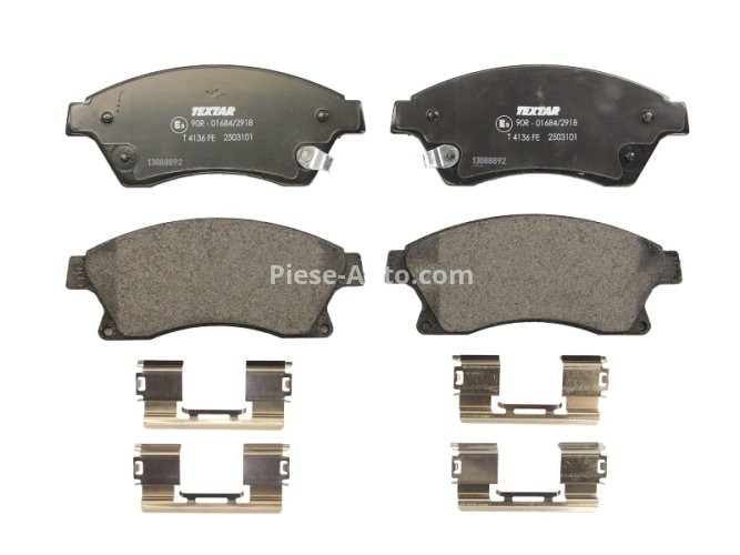 Set plăcuțe frână TEXTAR, față, pentru: CHEVROLET AVEO, CRUZE; OPEL ASTRA H CLASSIC, ASTRA J, ASTRA J GTC 1.2-2.0D 01.09-