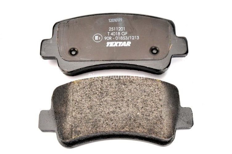Set plăcuțe frână TEXTAR, spate, pentru: NISSAN INTERSTAR, NV400; OPEL MOVANO B; RENAULT MASTER III, THALIA II 1.5D-Electric 09.08-