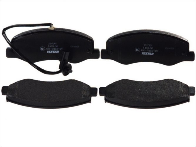 Set plăcuțe frână TEXTAR, spate, pentru: NISSAN INTERSTAR, NV400; OPEL MOVANO B; RENAULT MASTER III 2.3D 02.10-