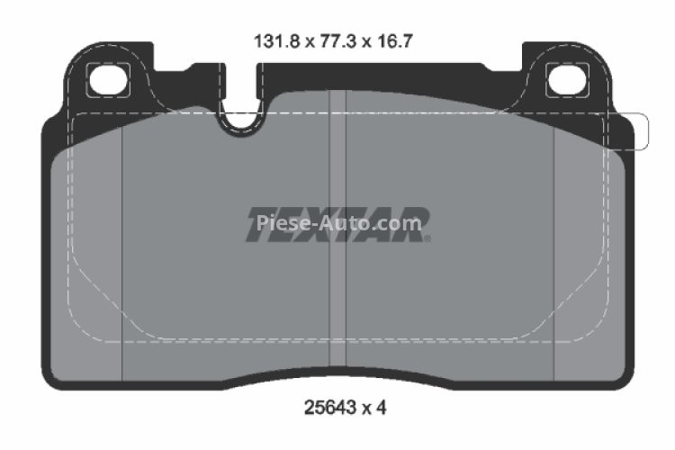 Set plăcuțe frână TEXTAR, față, pentru: AUDI Q5 2.0-3.0D 10.08-05.17