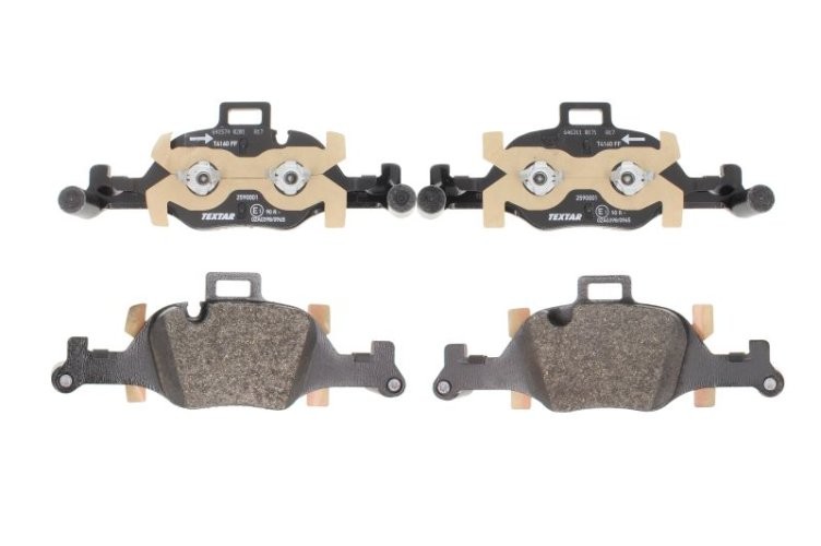 Set plăcuțe frână TEXTAR, față, (cu greutati de echilibrare), pentru: BMW 2 (G42, G87), 3 (G20, G80, G28), 3 (G21), 3 (G21, G81), 4 (G22, G82), 4 (G23, G83), 4 GRAN COUPE (G26) 2.0-Electric 09.15-