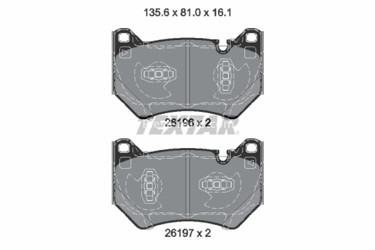 Set plăcuțe frână TEXTAR, față, pentru: AUDI Q5 2.0-3.0DH 06.16-