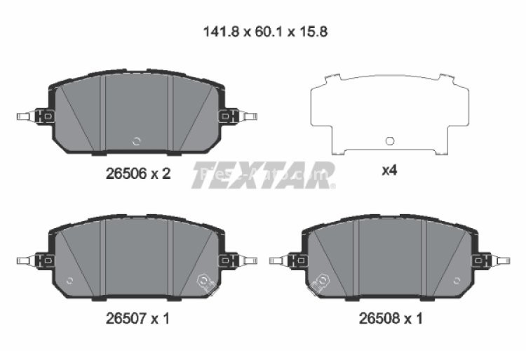 Set plăcuțe frână TEXTAR ,față , pentru: MAZDA MX-30 Electric 05.20-