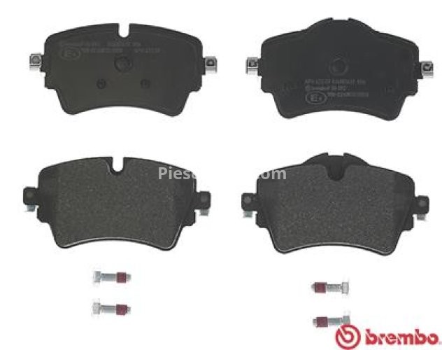 Set plăcuțe frână BREMBO ,față, (cu suruburi ghidare etrier frână; fara optionale), pentru: BMW 2 (F45), 2 GRAN TOURER (F46), X2 (F39); MINI (F55), (F56), (F57) 1.5-2.0D 09.13-