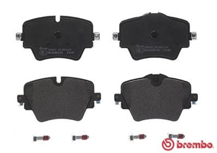 Set plăcuțe frână BREMBO ,față, (cu suruburi ghidare etrier frână; fara optionale), pentru: BMW 1 (F40), 2 (F45), 2 (G42, G87), 2 GRAN COUPE (F44), 2 GRAN TOURER (F46) 1.5-3.0DH 11.13-