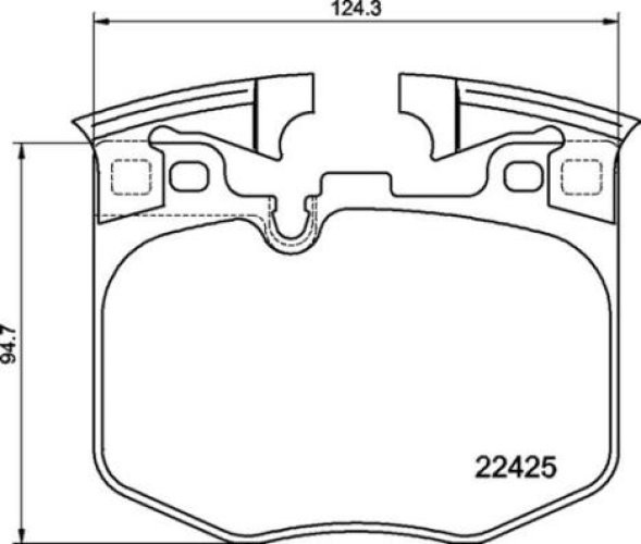 Set plăcuțe frână BREMBO ,față, (cu greutati de echilibrare; cu tampon amortizare; fara optionale), pentru: BMW 2 (G42, G87), 3 (G20, G80, G28), 3 (G21), 3 (G21, G81) 1.6-Electric 07.15-