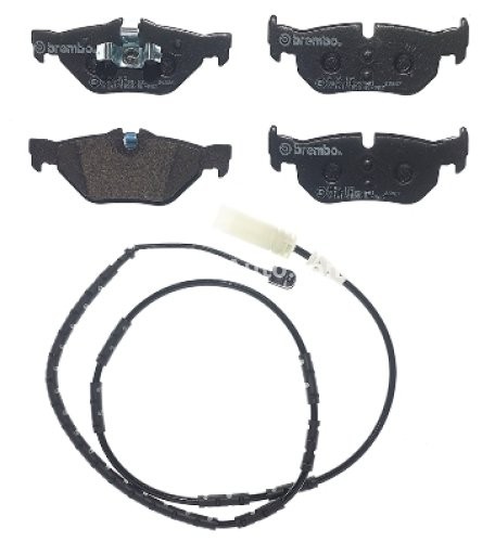 Set plăcuțe frână BREMBO, spate , pentru: BMW 1 (E81), 1 (E87), 1 (E88), 3 (E90), 3 (E91), 3 (E92), 3 (E93) 2.0/2.0D/3.0 09.05-12.13