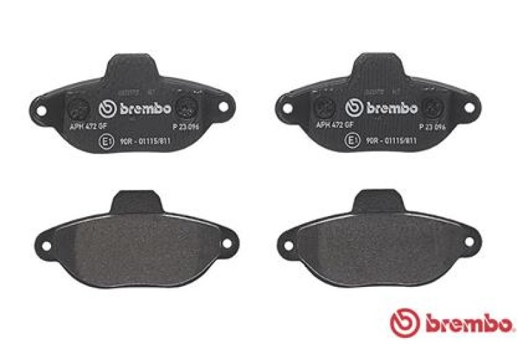 Set plăcuțe frână BREMBO ,față, pentru: FIAT CINQUECENTO, PANDA, PANDA/HATCHBACK, PUNTO, PUNTO/HATCHBACK, SEICENTO / 600; LANCIA Y; ZASTAVA 10 0.7-1.7D 07.91-