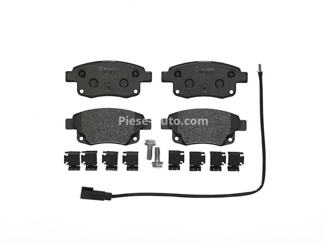 Set plăcuțe frână BREMBO, spate , pentru: FORD TRANSIT, TRANSIT TOURNEO 2.2D/2.4D/3.2D 04.06-12.14